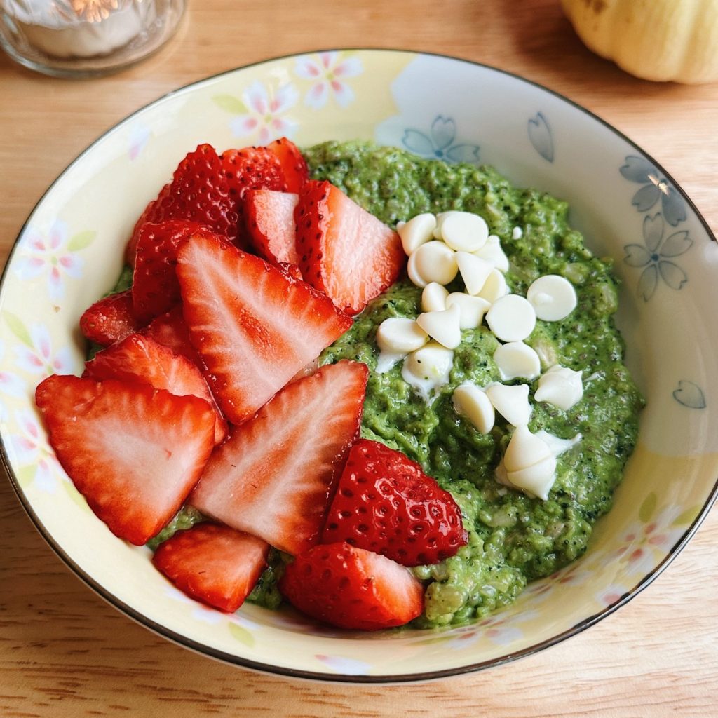 matcha oatmeal