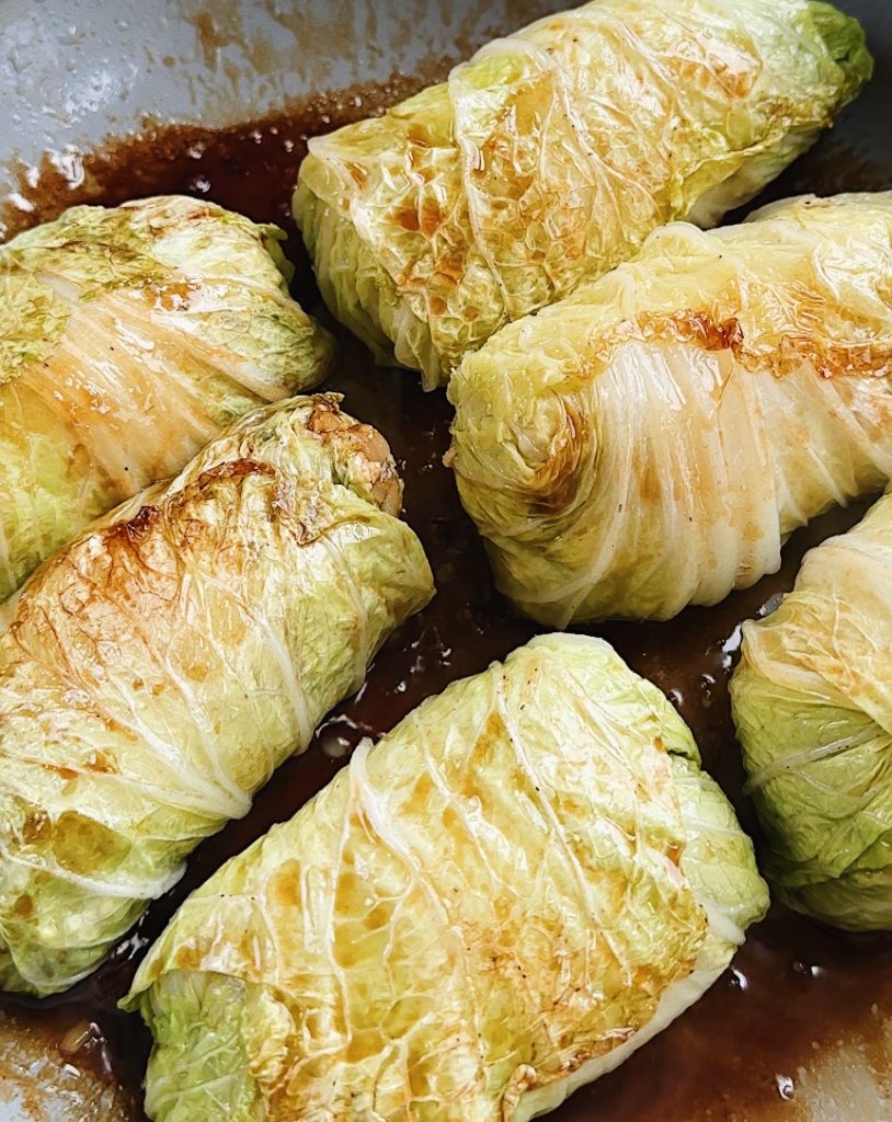 tofu cabbage rolls